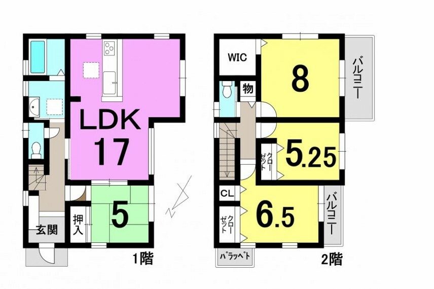 間取り図 ■4LDK ■建物面積延:99.63平米（30.13坪）