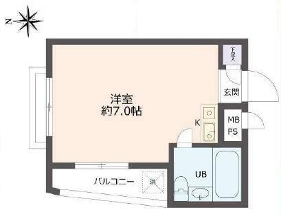 間取り図 角部屋、3階部分のお部屋です