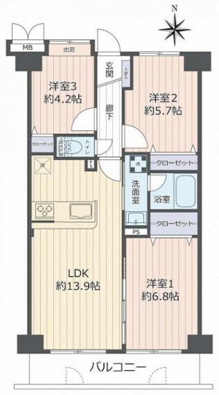 間取り図 ●間取●