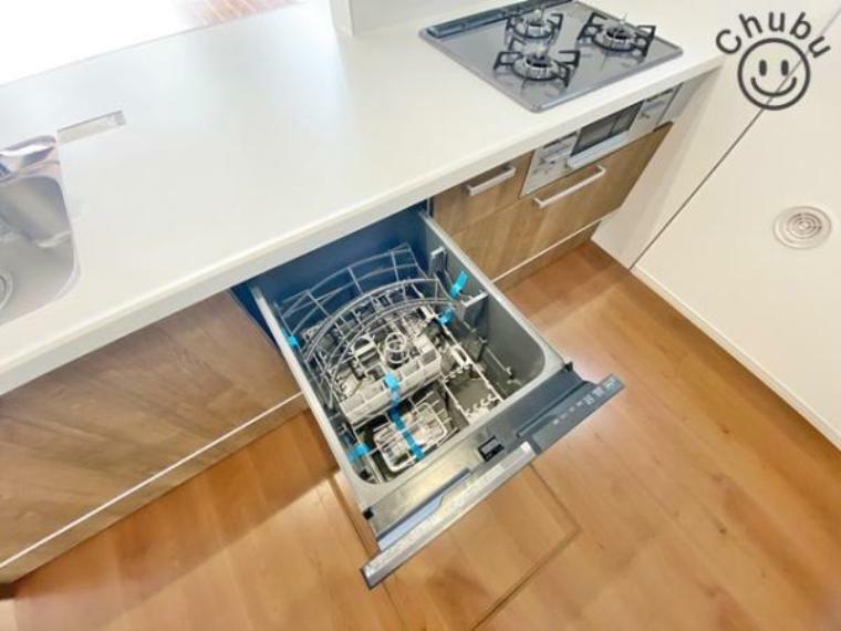 キッチン 食器洗い乾燥機　食後の家事負担軽減だけでなく節水にも役立ちます！