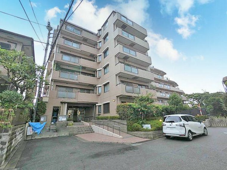 外観写真 古淵駅より徒歩3分。通勤通学に便利な立地のマンション