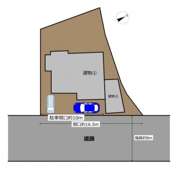 区画図 【リフォーム後敷地図（予定）】