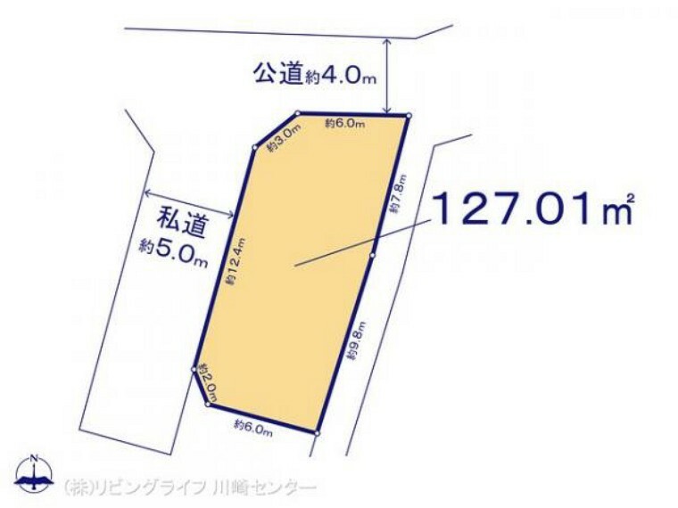 区画図 図面と異なる場合は現況を優先