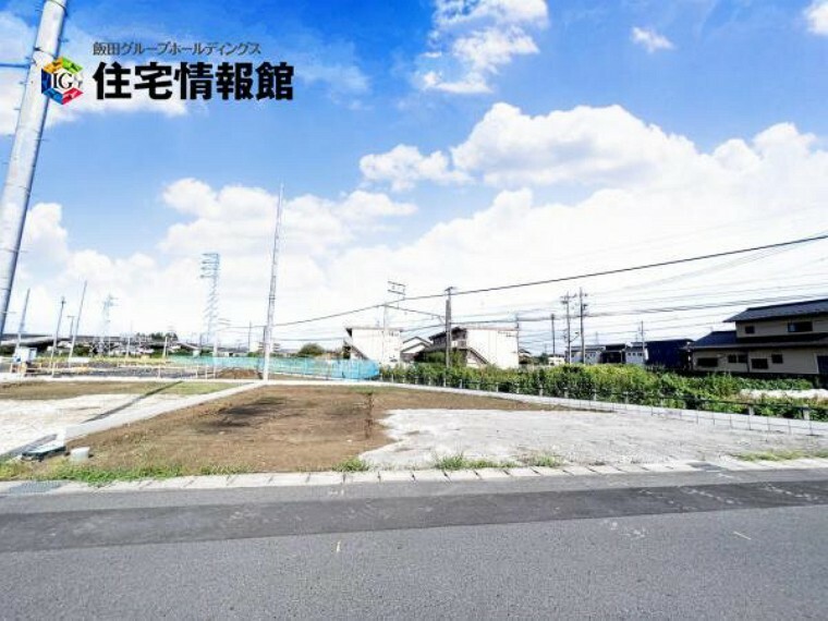 現況外観写真 可児市土田に誕生する4LDK住宅。工事が進む現地の写真です。