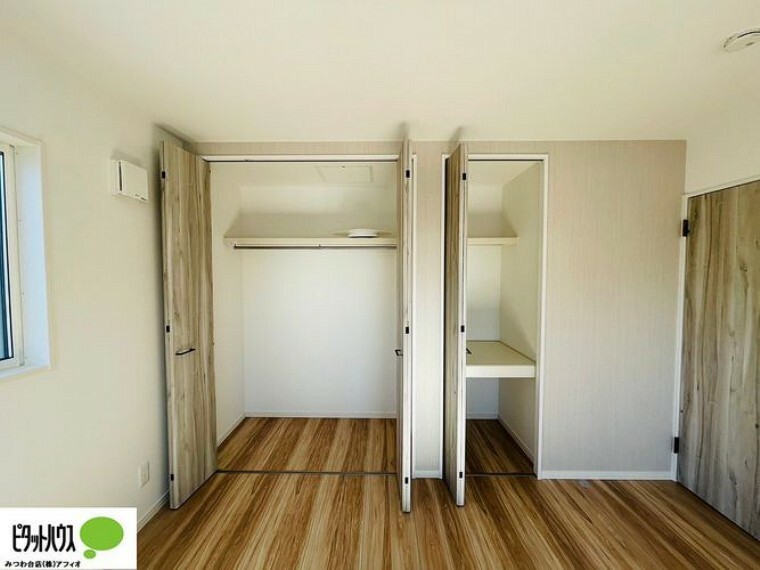 収納 収納スペースが豊富でお部屋を広く使えます。