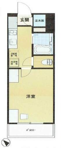 バス・トイレ別、室内洗濯機置き場有り