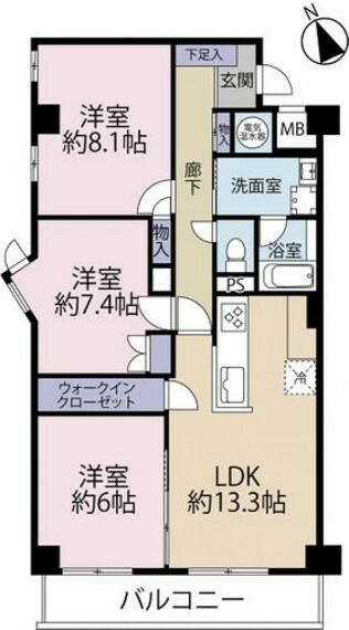 間取り図 間取り図です