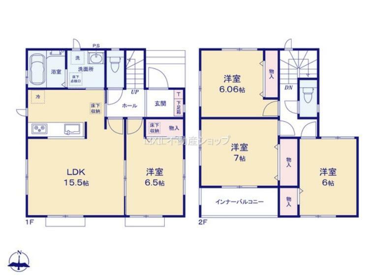 間取り図 【間取り図】間取り図です。