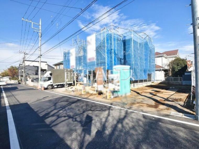 現況写真 接道状況および現場風景　【東村山市廻田町2丁目】 平日のご案内も可能です。まずはお気軽にお問合せ下さいませ。