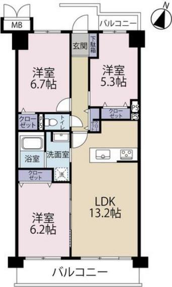 間取り図 間取図です