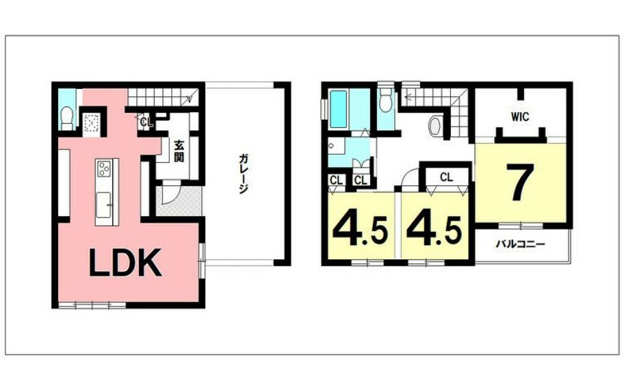 間取り図 3LDK＋WIC＋SIC、オール電化【建物面積100.19m2（30.3坪）】