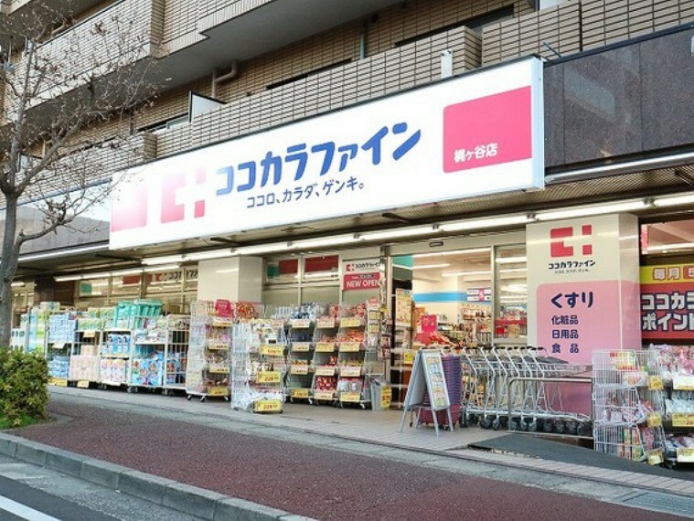 ドラッグストア ココカラファイン梶ヶ谷店　約900m