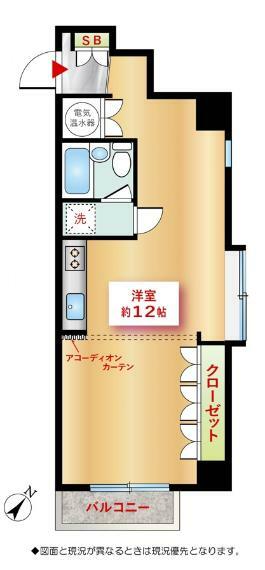 ライオンズマンション西新宿(1R) 3階の間取り