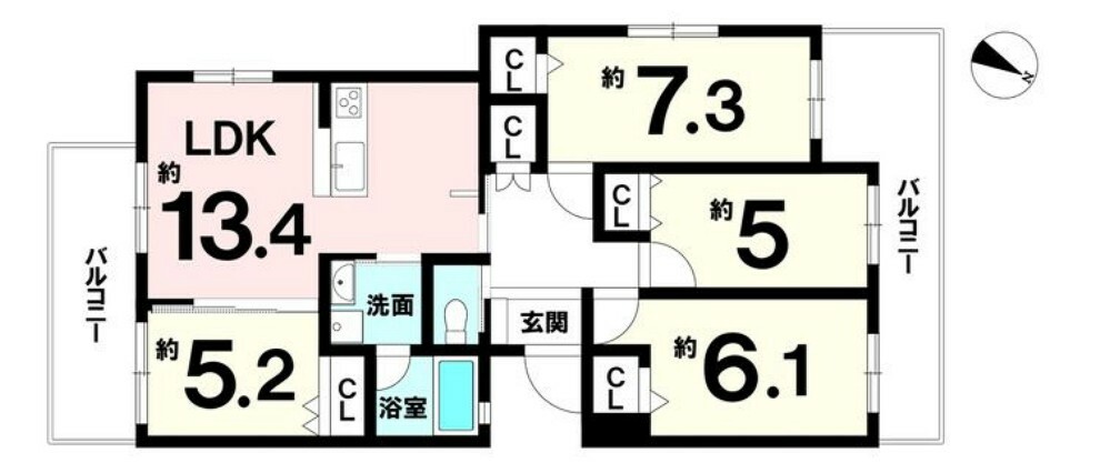 間取り図 4LDK