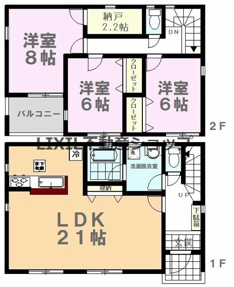 間取り図 【間取り図】間取り図です。