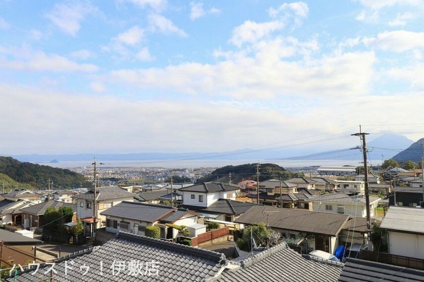 眺望 【バルコニーからの眺望写真】桜島、錦江湾が眺望可能！
