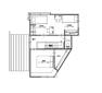 参考プラン間取り図 【本分譲地に建築可能な建物プラン例】子供部屋は将来、2つの部屋に分けることができます。2階を寝室のみにすることで、来客時もプライベート空間を確保。