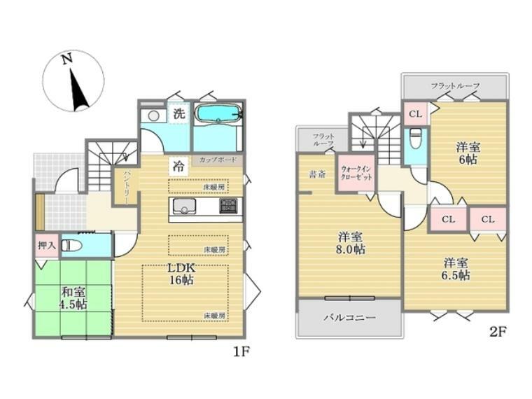 間取り図 6号棟間取り図■武蔵村山市中央3丁目　新築戸建て■