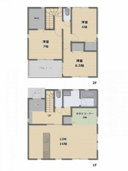 間取り図 2号棟・3SLDK