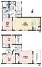間取り図 LDKは約17.6帖＾＾各居室は6帖以上あり、ゆとりある住空間が確保されております＾＾ バルコニー2ヶ所あり＾＾1階洋室（畳敷き）＾＾