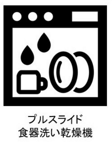 外観・現況 （食洗器）食器洗い乾燥機は手洗いに比べ水道代や洗剤代が抑えられて経済的