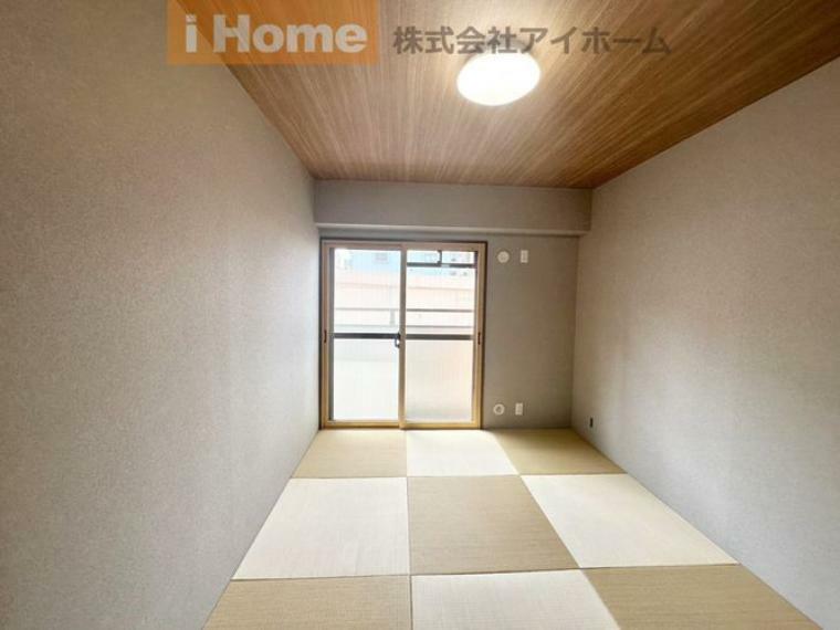 和室 和室6帖は琉球畳になっており、フローリングとも調和します。