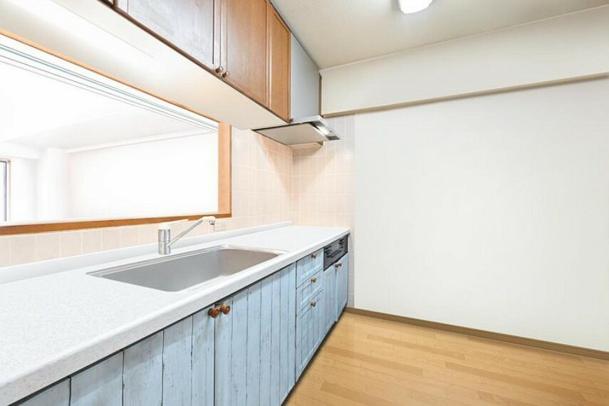 キッチン ※画像はCG により床・壁を加工し、家具等を加工した空室イメージです。　