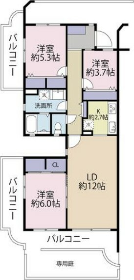 間取り図 間取図です