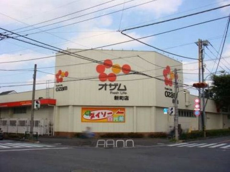 スーパー 【スーパー】スーパーオザム 新町店まで803m