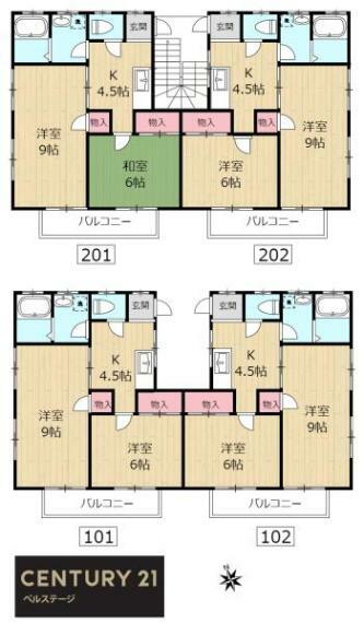 間取り図 満室稼働中です