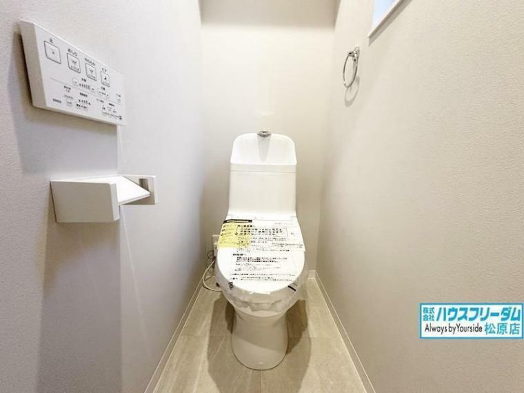 トイレ トイレ トイレは1階と2階に完備しているので便利です