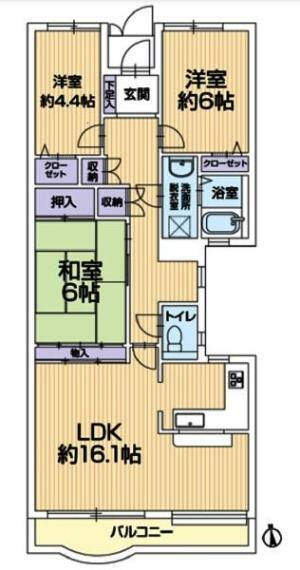 間取り図 ■リノベーション済みのキレイな室内で気持ちよく新生活をスタート■