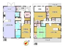 2世帯住宅対応！1階LDKは事務所としても利用可能！1階洋室は防音仕様となっております。駐車場造作可能。