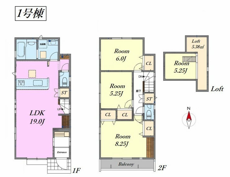 間取り図 あったら嬉しい小屋裏付きの3LDK。