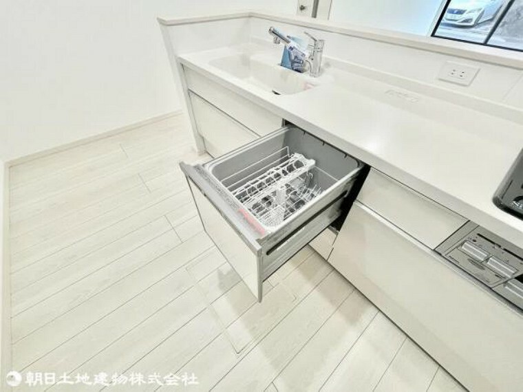 キッチン ビルドイン食洗器が標準装備。家事効率を良くします！