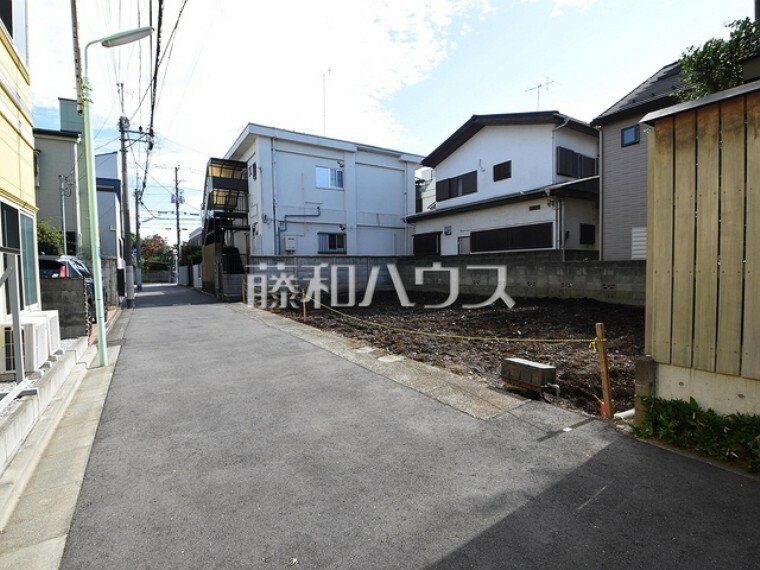 現況写真 接道状況および現場風景　【杉並区松庵2丁目】