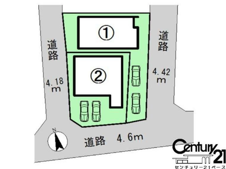 区画図 ■こちらの物件は2号棟です！■