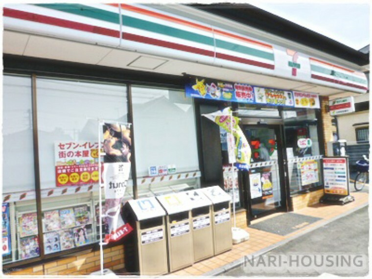 コンビニ 【コンビニエンスストア】セブンイレブン立川一番町1丁目店まで95m