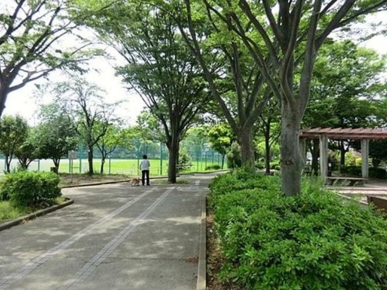 公園 六浦大道公園（サッカーや野球のできるグラウンドがあります。翠溢れる街のオアシスとして、近隣の方に愛されています。）