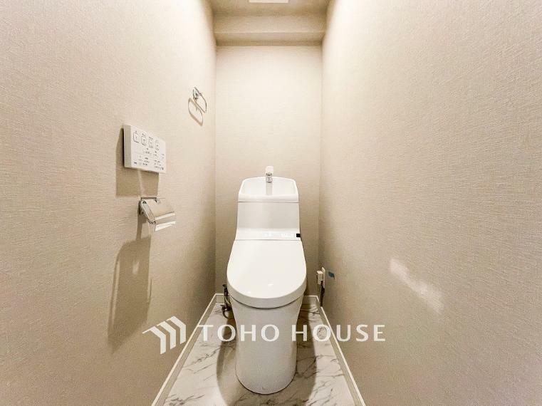 トイレ 毎日使う場所だから、より快適な空間に仕上げられています。