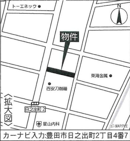 間取り図・図面 交通アクセス図です。