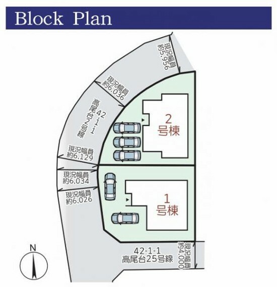 区画図 【間取り図・図面】区画図