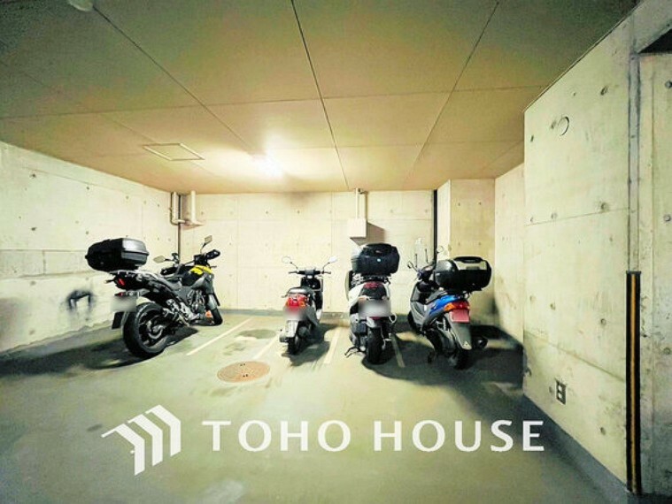 バイク置場（空き状況はご確認ください）