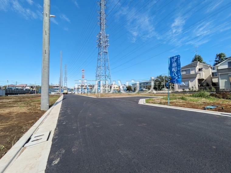 現況写真 接道状況および現場風景　【小平市小川町1丁目】