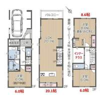 A号棟　11180万円※居室に関して、建築基準法上では一部「納戸」扱いとなる可能性がございます。