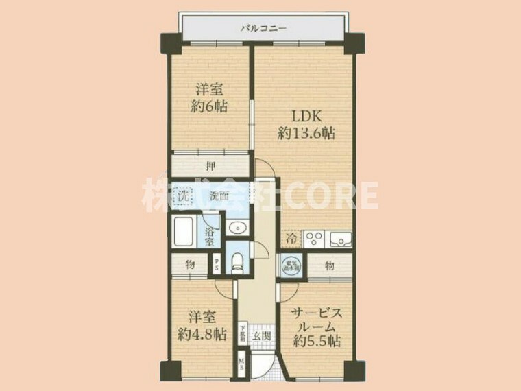 各居室に収納があり住空間すっきり！すぐに内見できます！いつでもお問合せ下さい。