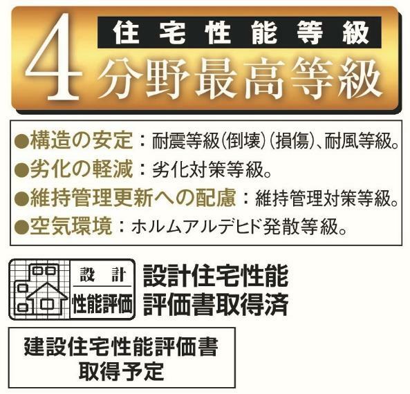 構造・工法・仕様 住宅性能評価取得物件