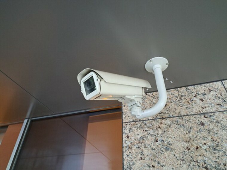 防犯設備 防犯カメラが設置されているので安心です。