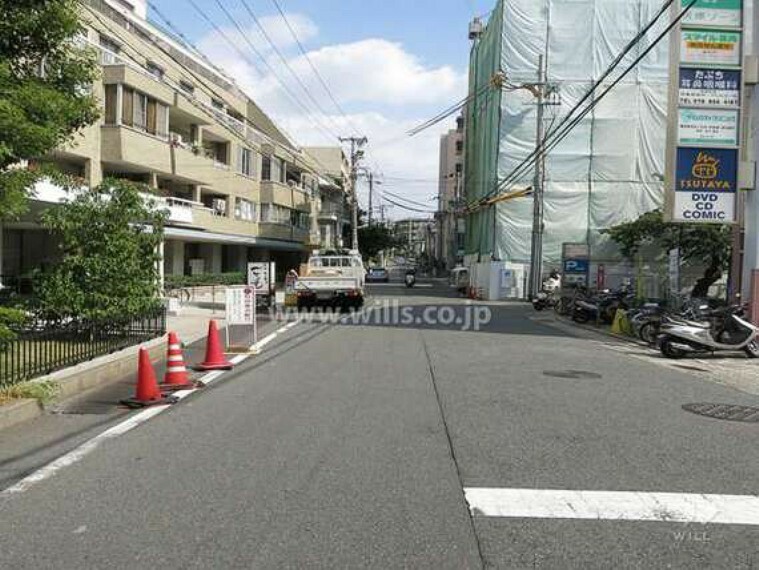 現況写真 敷地南東側の前面道路