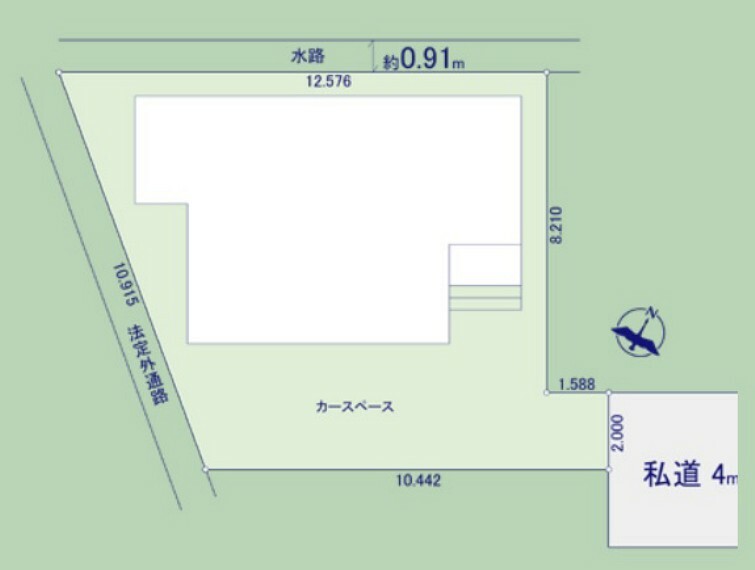 区画図 ■JR東武野田線『七里』駅まで徒歩31分！